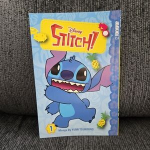 Disney Stitch Manga with Blue and Yellow Cover #1